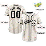 Custom Jersey for Adult Stripe Fashion Personalized Star Pattern Authentic Baseball Jersey