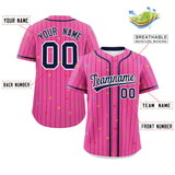 Custom Jersey for Adult Stripe Fashion Personalized Star Pattern Authentic Baseball Jersey