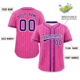 Custom Special style Stripe Fashion Personalized Star Pattern Authentic Baseball Jersey