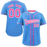 Custom Jersey for Adult Stripe Fashion Personalized Star Pattern Authentic Baseball Jersey