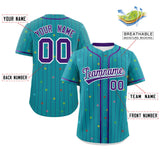 Custom Logo Stripe Fashion Personalized Star Pattern Authentic Baseball Jersey