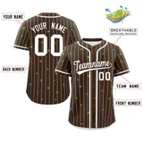 Custom Logo Stripe Fashion Personalized Star Pattern Authentic Baseball Jersey