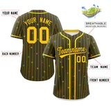 Custom Name/Number Stripe Fashion Personalized Star Pattern Authentic Baseball Jersey