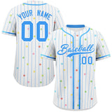 Custom Stripe Fashion Personalized Star Pattern Authentic Baseball Jersey for Men