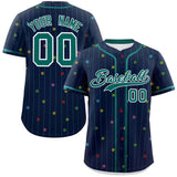 Custom Stripe Fashion Personalized Star Pattern Authentic Baseball Jersey for Adults