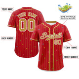 Custom Stripe Fashion Personalized Star Pattern Authentic Baseball Jersey for Men