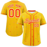 Custom Stripe Fashion Personalized Star Pattern Authentic Baseball Jersey for Men