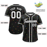 Custom Stripe Fashion Personalized Star Pattern Authentic Baseball Jersey 
