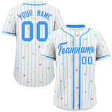 Custom Stripe Fashion Big Size Personalized Star Pattern Authentic Baseball Jersey