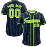 Custom Stripe Fashion Personalized Star Pattern Authentic Baseball Jersey 