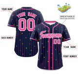 Custom Stripe Fashion Personalized Star Pattern Authentic Classic Style Baseball Jersey