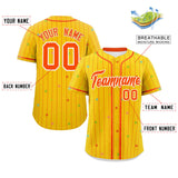 Custom Stripe Fashion Big Size Personalized Star Pattern Authentic Baseball Jersey