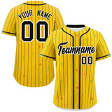 Custom Stripe Fashion Personalized for Adults Star Pattern Authentic Baseball Jersey