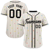 Custom Stripe Fashion Personalized Star Pattern Special style Authentic Baseball Jersey