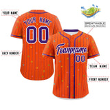 Custom Stripe Fashion Personalized for Men Star Pattern Authentic Baseball Jersey