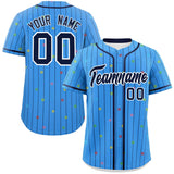 Custom Stripe Fashion Personalized Star Pattern Classic Style Authentic Baseball Jersey