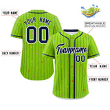 Custom Stripe Fashion Personalized Star Pattern Authentic Baseball Jersey 