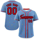 Custom Big Size for Men Stripe Fashion Personalized Star Pattern Authentic Baseball Jersey