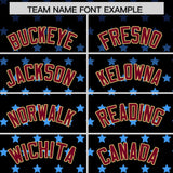 Custom Black Crimson-Khaki Raglan Sleeve Personalized Star Print Authentic Baseball Jersey