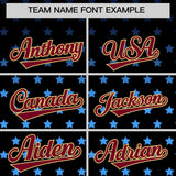 Custom Black Crimson-Khaki Raglan Sleeve Personalized Star Print Authentic Baseball Jersey