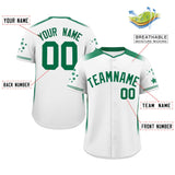 Custom Gradient Side Personalized for Adults Star Pattern Authentic Baseball Jersey