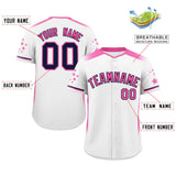 Custom Gradient Side Personalized for Adults Star Pattern Authentic Baseball Jersey