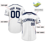 Custom Gradient Side Personalized for Men/Women Star Pattern Authentic Baseball Jersey