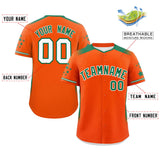 Custom Gradient Side Personalized for Adults Star Pattern Authentic Baseball Jersey