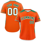 Custom Gradient Side Personalized for Adults Star Pattern Authentic Baseball Jersey