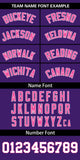 Custom Gradient Side Personalized for Adults Star Pattern Authentic Baseball Jersey