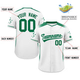 Custom Gradient Side Personalized Star Pattern Authentic Baseball Jersey for Adults