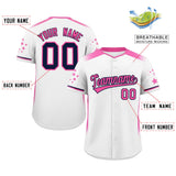 Custom Gradient Side Personalized Star Pattern Authentic Baseball Jersey for Adults