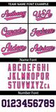 Custom Gradient Side Personalized Star Pattern Authentic Baseball Jersey for Adults