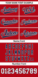 Custom Gradient Side Personalized Star Pattern Authentic Baseball Jersey for Adults