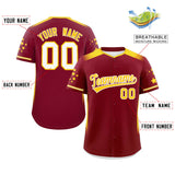 Custom Gradient Side Personalized Star Pattern Authentic Baseball Jersey Classic Style