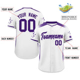 Custom Gradient Side Personalized Star for Men/Women Pattern Authentic Baseball Jersey