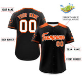 Custom Gradient Side Personalized Star for Adults Pattern Authentic Baseball Jersey