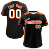 Custom Gradient Side Personalized Star for Adults Pattern Authentic Baseball Jersey