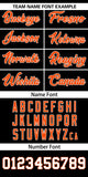 Custom Gradient Side Personalized Star for Adults Pattern Authentic Baseball Jersey