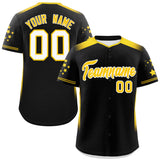 Custom Gradient Side Personalized Star for Men/Women Pattern Authentic Baseball Jersey