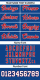 Custom Gradient Side Personalized Star for Adults Pattern Authentic Baseball Jersey