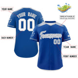 Custom Gradient Side Personalized Star for Men/Women Pattern Authentic Baseball Jersey