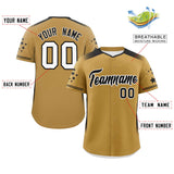 Custom Gradient Side Personalized Star for Adults Pattern Authentic Baseball Jersey