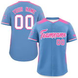 Custom Gradient Side Personalized Star for Adults Pattern Authentic Baseball Jersey