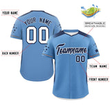 Custom Gradient Side Personalized Star for Men Pattern Authentic Baseball Jersey