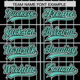 Custom Black Bright Green Stripe Fashion Sleeves Gradient Authentic Baseball Jersey