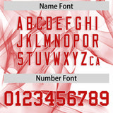 Custom White Fumes Graffiti Pattern Authentic Baseball Jersey