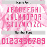 Custom White Fumes Graffiti Pattern Authentic Baseball Jersey