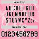 Custom Light Pink Fumes Graffiti Pattern Authentic Baseball Jersey