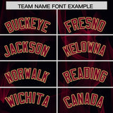 Custom Black Fumes Graffiti Pattern Authentic Baseball Jersey